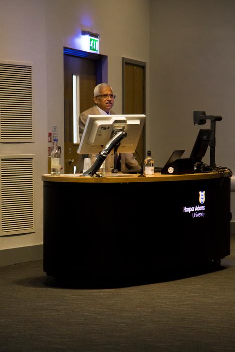 Mr. P Nageshwar Rao speaks at the Agricultural Innovation Conference and Exhibition held at HAU, UK