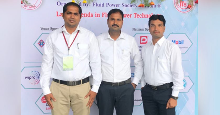 Venkateswaran K, Elango. R, Bhagwat Nagalwade, from TAFE R&D COE participated and presented a technical paper in the Fluid Power Technical Seminar (FPTS)