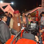 Sri. Prabhu Lal Saini has a look at the MF 6028 Premium Compact Utility tractor