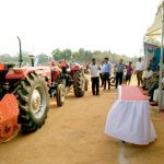 Product demo underway at the TAFE's MF Experience Centre, Doddaballapur